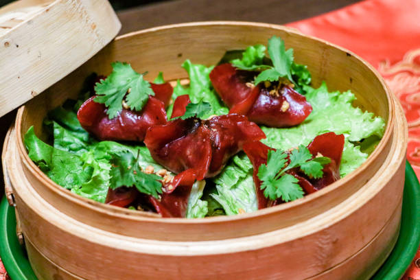 closeup view of fried dish on table.