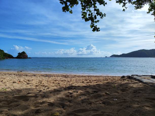 istock Lombok Beach Blue Azzurri With Sandy Land Beautiful Sky Background 2004070155