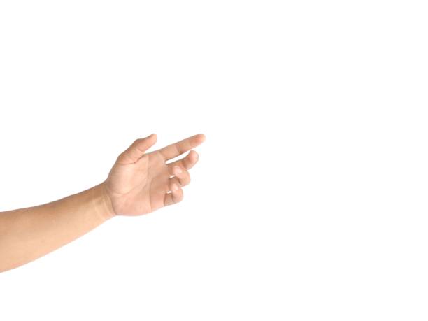 istock Men's hands making gestures like  I'm about to grab something.  or are about to help  Isolated on white background. 2004087637