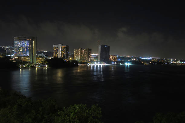 [Guam] Beautiful night view of Tumon Bay.
