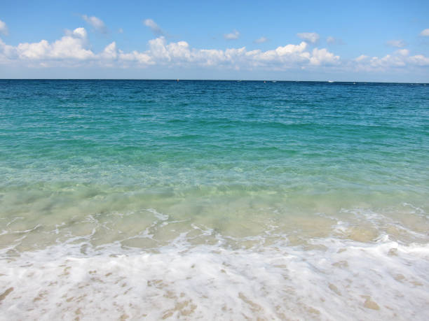 [Nanki Shirahama] Emerald green waves crashing on Shirahama.