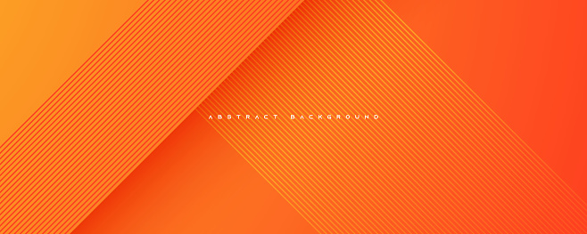 Abstract orange line diagonal background design
