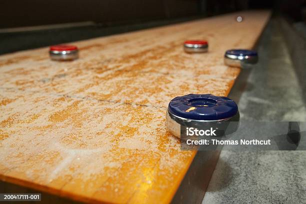 Shuffleboard Tabella - Fotografie stock e altre immagini di Shuffleboard