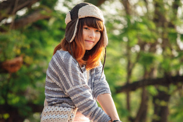 cheerful Thai teenage girl