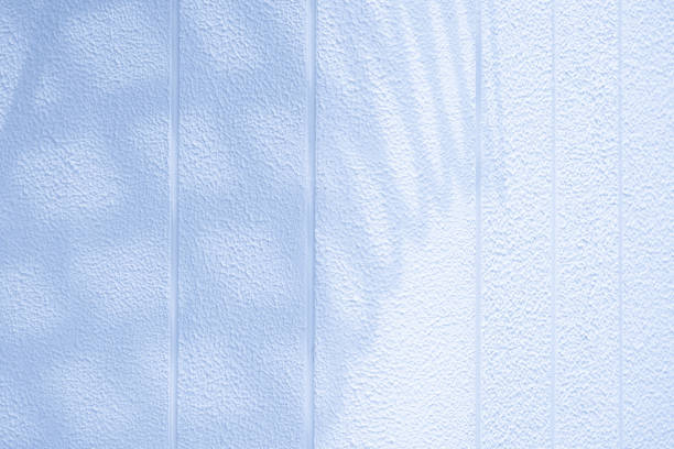 Wall interior background, studio, and backdrops show products. with shadow from window color white and blue light. background for text insertion and presentation of product