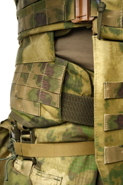 istock Soldier wearing military uniform close up photo 2004365512