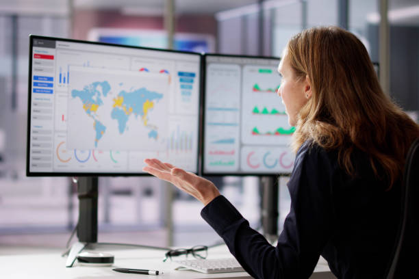 istock Unhappy Overwhelmed Business Woman Looking At Dashboard 2004490120