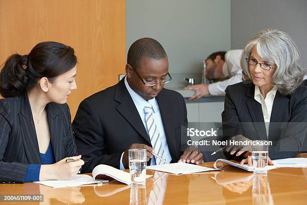 Business Colleauges In Meeting Stock Photo - Download Image Now - Business Meeting, Faucet, Meeting