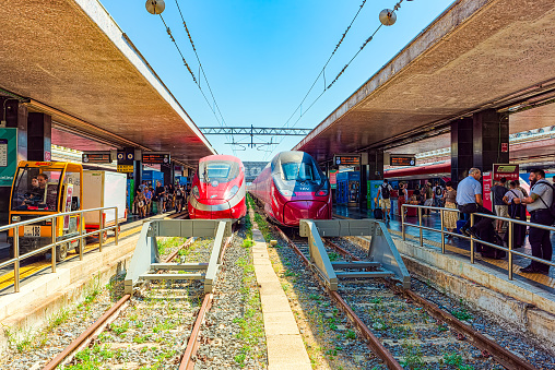 Rome, Italy-September 10, 2023:Rome Central Station - Termini.