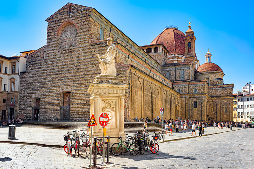 Florence, Italy-September 10, 2023:Church of Santa Maria Novella.