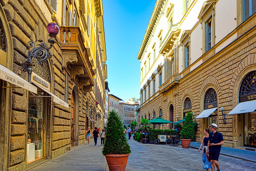 Florence, Italy-September 10, 2023:Beautiful Florence is the heart of the Renaissance.