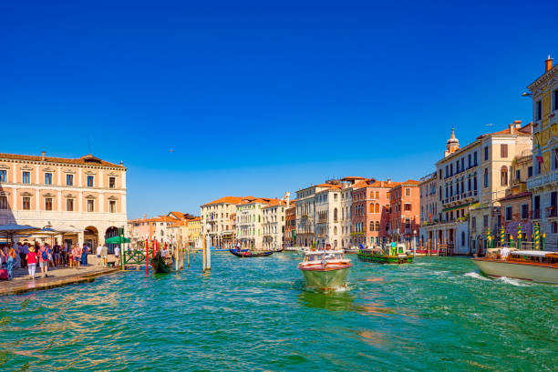 venice-amazing and beautiful place on earth. - moored nautical vessel people traveling famous place photos et images de collection