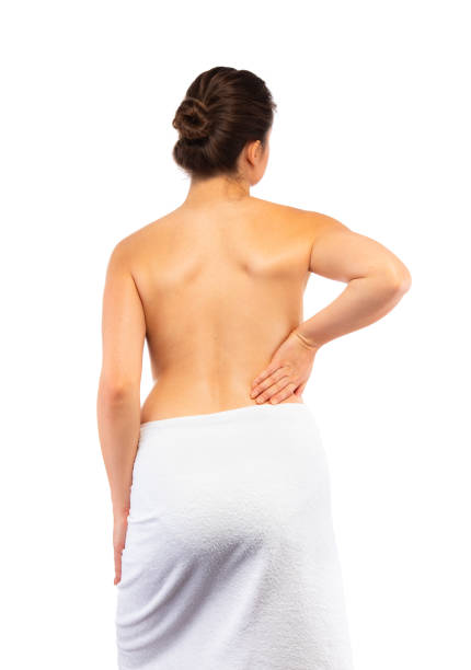 Woman's body care and beauty.