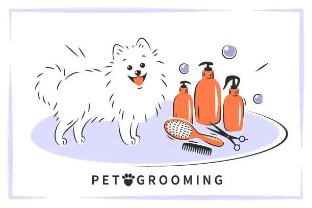 Vector illustration of Grooming 361