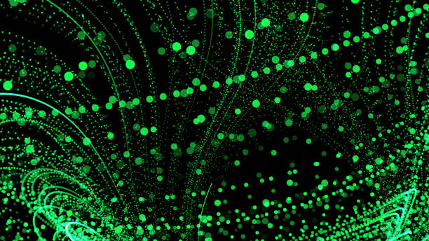 istock Abstract digital technology concept design with circles, blending light and Bright and energetic glittering technology for Ads, brochures, flyers, magazine, business card, banner 2004733189