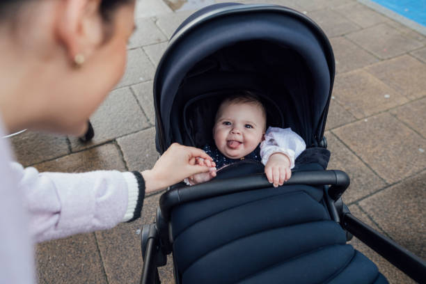 istock My Baby Girl in Pram 2004741090