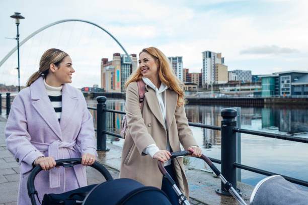 istock Mums City Walk by the River 2004741632