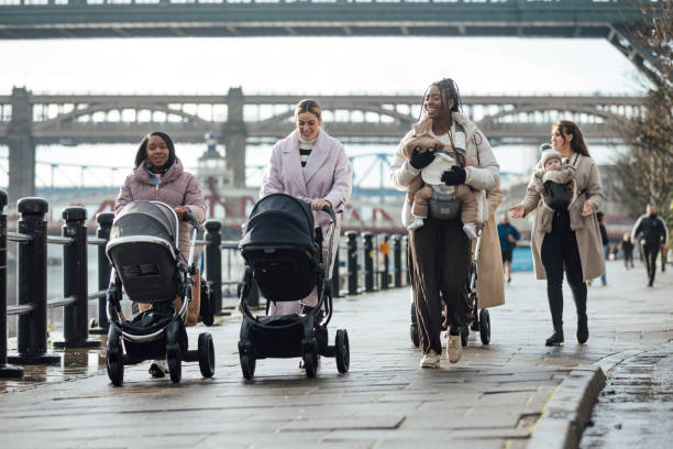 istock Mothers and Babies Explore the City 2004743745