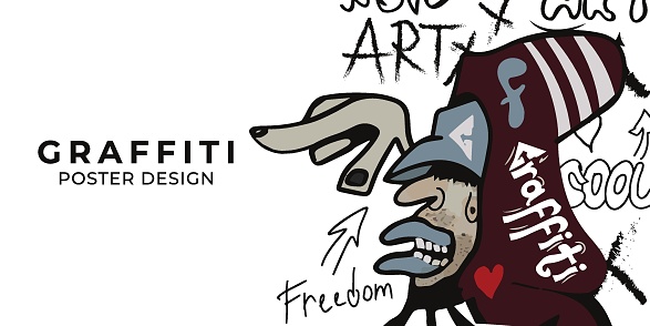 Character G Lettering Vector Drawing Graffiti Character Lettering On Wall Art Stock ...