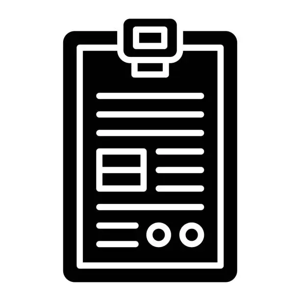 Vector illustration of Application Form Icon