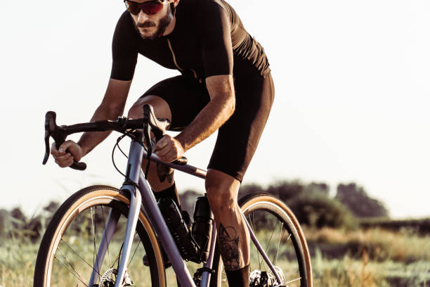 istock professional biker on the road 2004778682