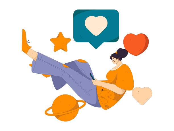 istock Happy Valentine's Day flat character vector concept business hand drawn illustration 2004874434