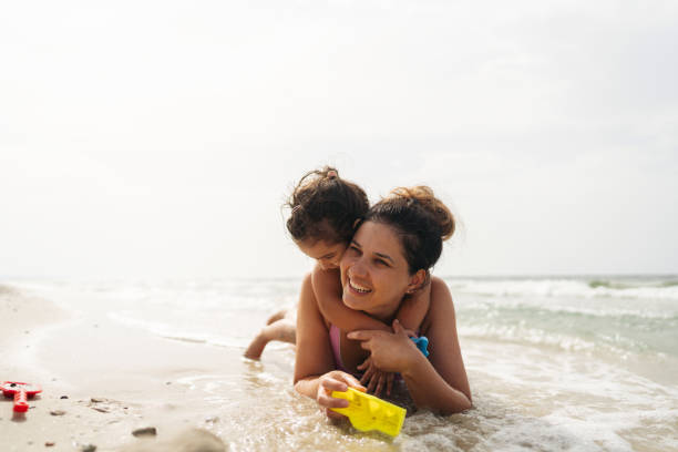 istock Special moments on the beach with my mother 2004877703
