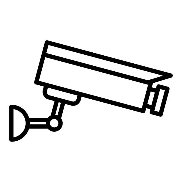 Vector illustration of Cctv Camera Icon Style