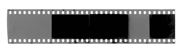 istock Strip of old exposed celluloid film 2004901393
