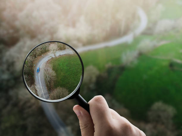 istock Focusing on a car on a road 2004987684