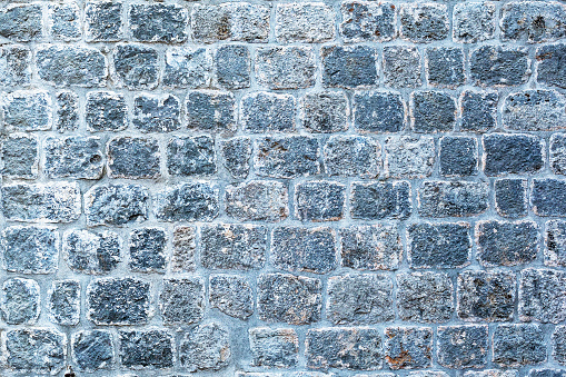 abstract gray wall background with roman masonry