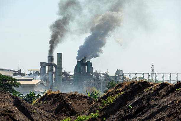istock Toxic smoke from industrial plants. 2005047216