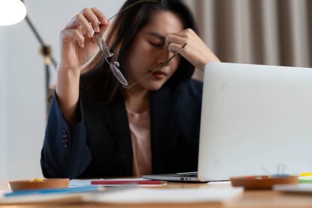 istock Businesswoman stressed wabout workhard 2005064758
