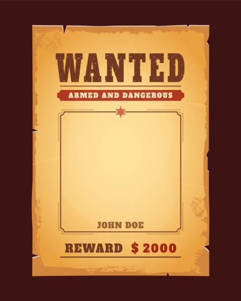 istock Western wanted banner with reward, dead or alive 2005094266