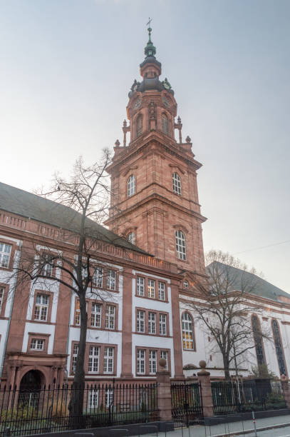 Mannheim, Germany - December 17, 2023: Concordia Church in Mannheim.
