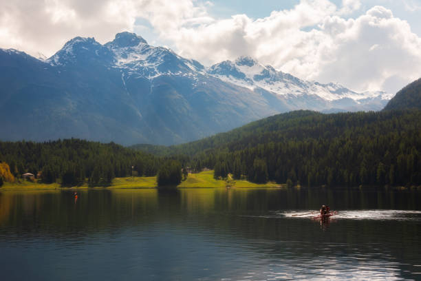 istock Saint Moritz lake in Switzerland in summer 2005138616