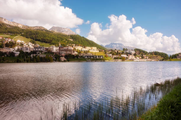 istock Saint Moritz lake in Switzerland in summer 2005139539