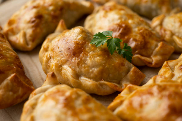istock Baking delicious Argentine empanadas with chicken and vegetables. 2005198714