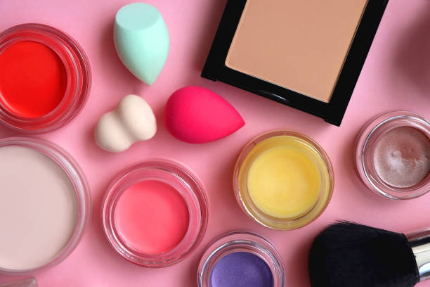 istock Various Beauty Products on Pink Background 2005230806