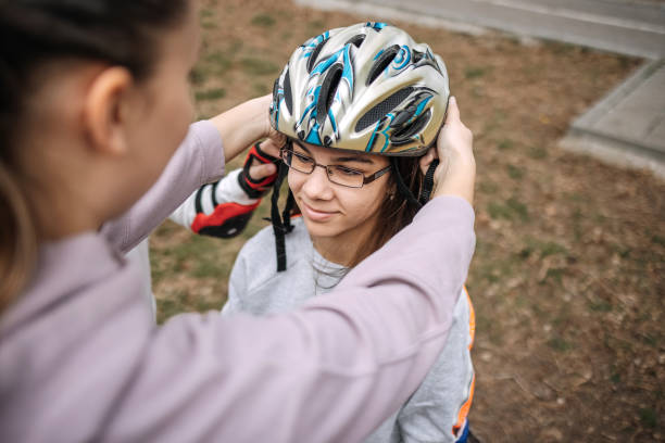Bicycle and car crash