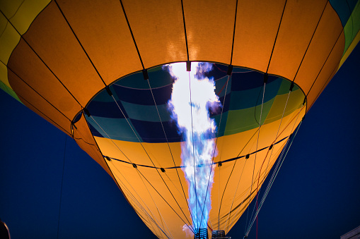 Hot Air Balloons ready to fly in Cappadocia