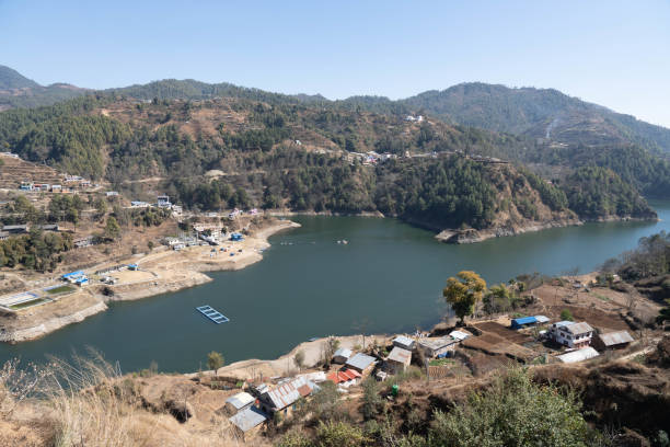 istock High Angle view of Kulekhani Lake 2005346473