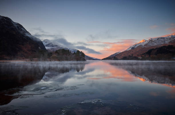 istock Loch Shiel with mist during sunrise in wintertime 2005353228