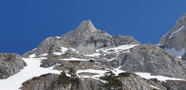Peitlerkofel mountain in the Dolomites, Italy