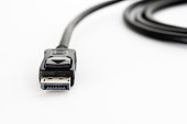 Display cable gold plated connector. displayport