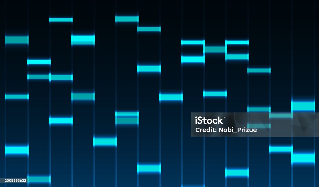 Big Data Visualization Dna Genomic Test Stock Illustration - Download ...