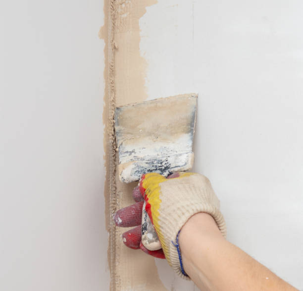 istock A man is plastering a wall in the house 2005434257