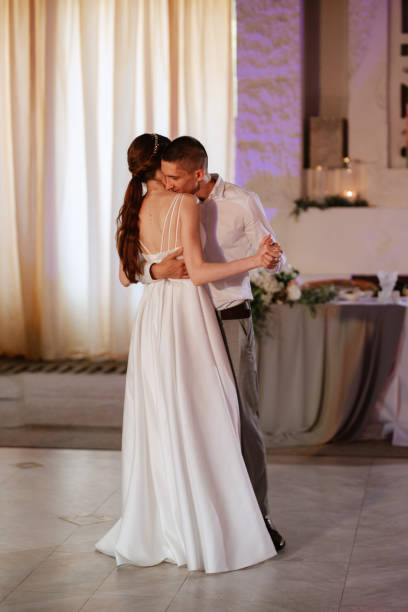 istock the first wedding dance of the bride and groom 2005498294
