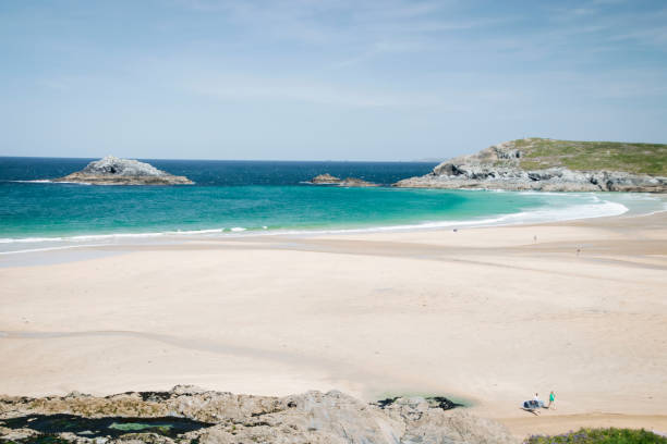 istock Scenic view of Crantock Beach in Cornwall, UK 2005503697