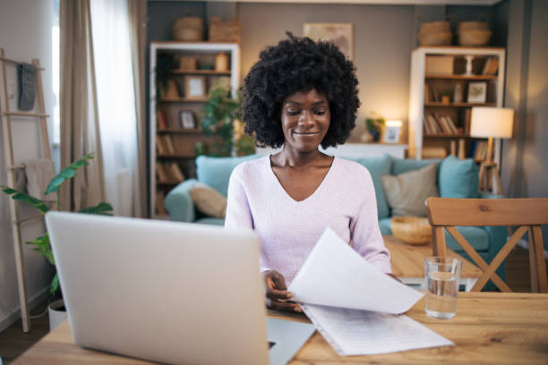 istock Young businesswoman working from home 2005590146